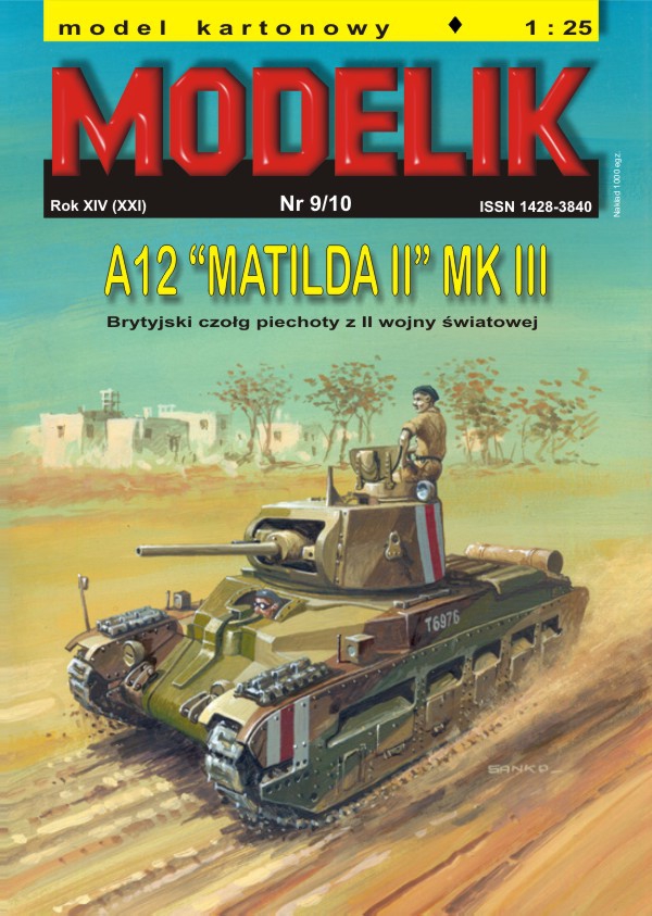 nr kat. 1009: A12 MATILDA II Mk III